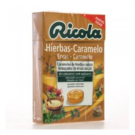 RICOLA CARAMELOS HIERBAS-CARAMEL S/A 50G