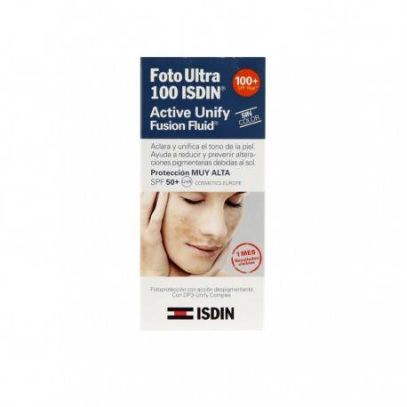 FOTOULTRA ISDIN 100 ACTIVE UNIFY 50 ML